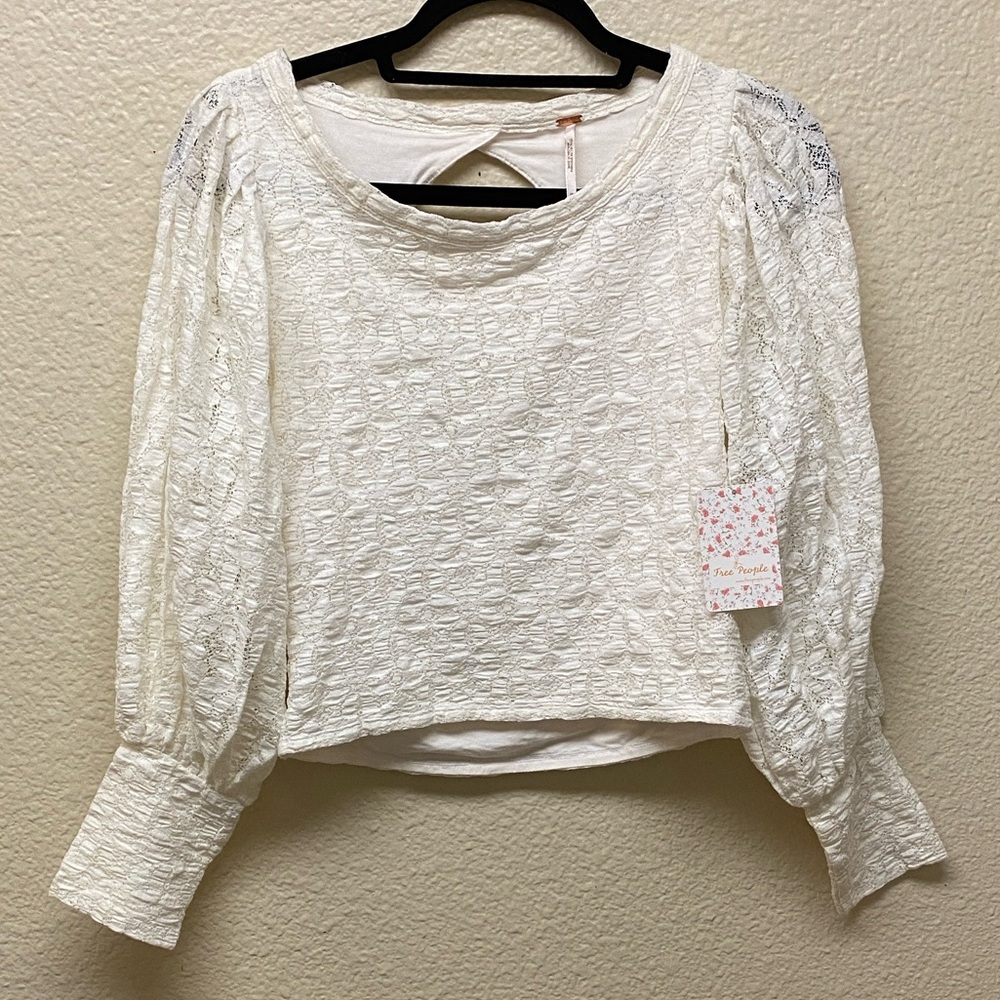 Free People Jasmine Tea Time Crop Top